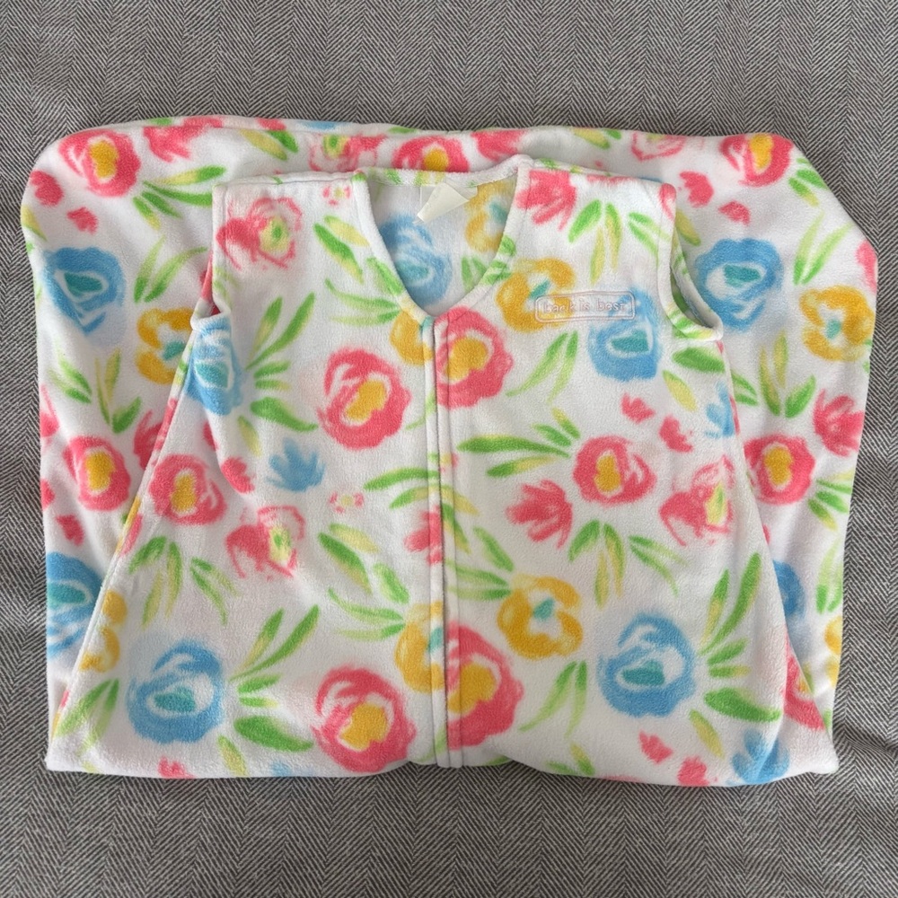 Halo Floral Fleece Sleep Sack M 6-12M